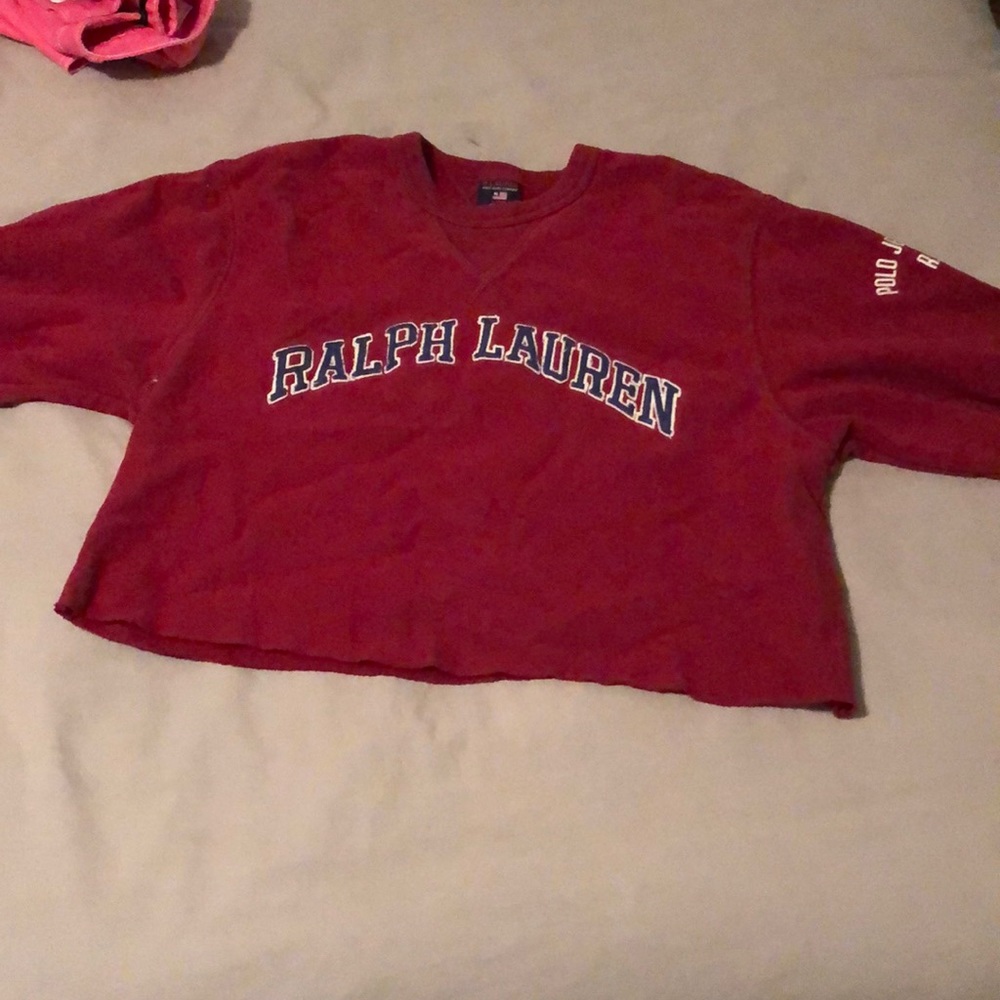 Vintage Ralph Lauren cropped sweatshirt